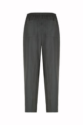 Julian Paradiso Pants in Silk - Dark Grey | Umit Benan