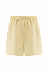 Julian Paradiso Shorts in Silk - Banana | Umit Benan