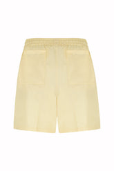 Julian Paradiso Shorts in Silk - Banana | Umit Benan