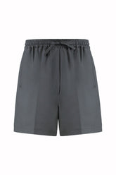 Julian Paradiso Shorts in Silk - Dark Grey | Umit Benan