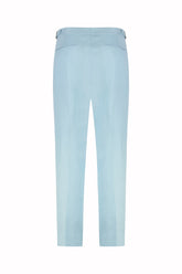 Pietro Trousers in Linen and Silk - Smurf | Umit Benan