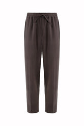 Selly Pants in Silk - Benan Brown | Umit Benan