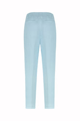 Selly Pants in Linen and Silk - Smurf | Umit Benan