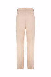 Johnny Trousers in Silk - Pastel Pink | Umit Benan