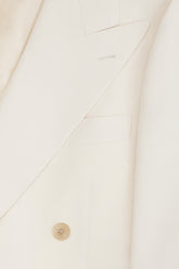 Richard Blazer in Silk, Cupro, and Cotton - Cream | Umit Benan