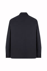 Overshirt Jerome in Cotone - Blu Scuro | Umit Benan