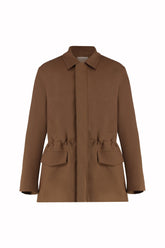 Country Jacket in Cotton and Linen - Tobacco | Umit Benan