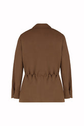 Country Jacket in Cotton and Linen - Tobacco | Umit Benan