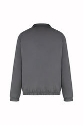 Boat Paradiso Reversible Jacket in Silk - Dark Grey | Umit Benan