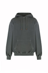 Paradiso Hoodie in Cashmere - Dark Grey | Umit Benan