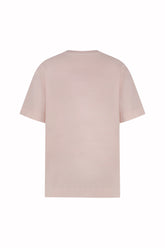 Paradiso T-Shirt in Cotton - Pastel Pink | Umit Benan