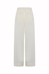 Michelle Pants in Silk - Cream | Umit Benan