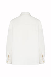Luisa Overshirt in Linen - Cream | Umit Benan