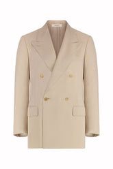 Luisa Blazer in Silk - Light Cream | Umit Benan