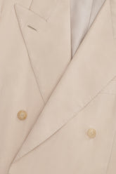 Luisa Blazer in Silk - Light Cream | Umit Benan