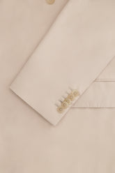 Luisa Blazer in Silk - Light Cream | Umit Benan