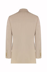 Luisa Blazer in Silk - Light Cream | Umit Benan