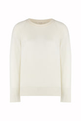 Sunset Crew Neck in Cashmere and Silk - Milk | Umit Benan
