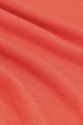 Sunset Crew Neck in Cashmere and Silk - Tomato | Umit Benan