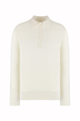 Sunset Polo in Cashmere and Silk - Milk | Umit Benan