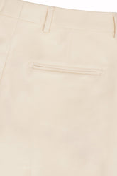 Allegra Trousers in Cotton - Cream | Umit Benan