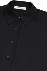 Marghe Shirt in Silk - Black | Umit Benan