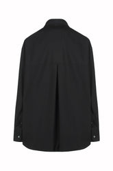 Marghe Shirt in Silk - Black | Umit Benan