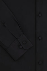 Jared Shirt in Silk - Black | Umit Benan