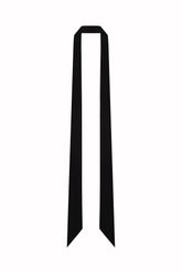 Hedi Bandeau in Silk - Black | Umit Benan