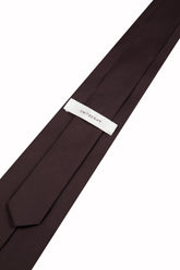 Vincent Tie in Silk - Benan Brown | Umit Benan