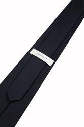 Vincent Tie in Silk - Dark Navy | Umit Benan