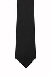 Vincent Tie in Silk - Black | Umit Benan