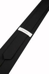Vincent Tie in Silk - Black | Umit Benan