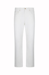 Kevin Jeans in Japanese Cotton - White | Umit Benan