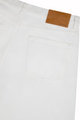 Kevin Jeans in Japanese Cotton - White | Umit Benan
