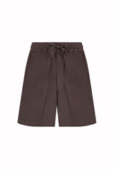 Julian Shorts in Silk - Benan Brown | Umit Benan
