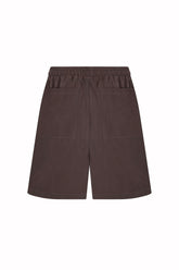 Julian Shorts in Silk - Benan Brown | Umit Benan