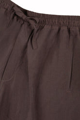 Julian Shorts in Silk - Benan Brown | Umit Benan