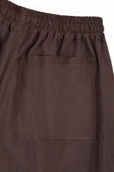 Julian Shorts in Silk - Benan Brown | Umit Benan