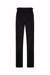 Pietro Trousers in Cotton and Silk - Black | Umit Benan