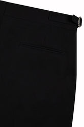 Pietro Trousers in Cotton and Silk - Black | Umit Benan