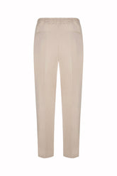 Selly Pants in Cotton and Silk - Light Cream | Umit Benan