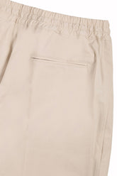 Selly Pants in Cotton and Silk - Light Cream | Umit Benan