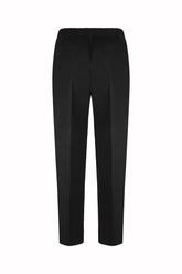 Selly Pants in Cotton and Silk - Black | Umit Benan