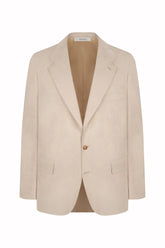 Bernard Blazer in Cotton and Silk - Light Cream | Umit Benan