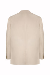 Bernard Blazer in Cotton and Silk - Light Cream | Umit Benan