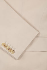 Bernard Blazer in Cotton and Silk - Light Cream | Umit Benan