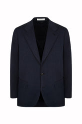 Bernard Blazer in Cotton and Silk - Dark Navy | Umit Benan