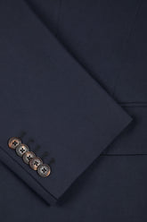Bernard Blazer in Cotton and Silk - Dark Navy | Umit Benan