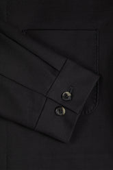 Jerome Overshirt in Cotton - Black | Umit Benan